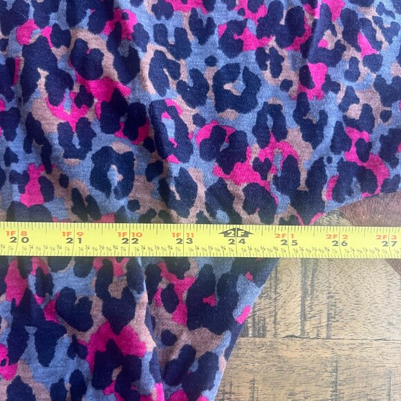 Pact Sz XL Leopard Jumpsuit Animal Print Organic Cotton Sustainable Straight Leg - Picture 9 of 12